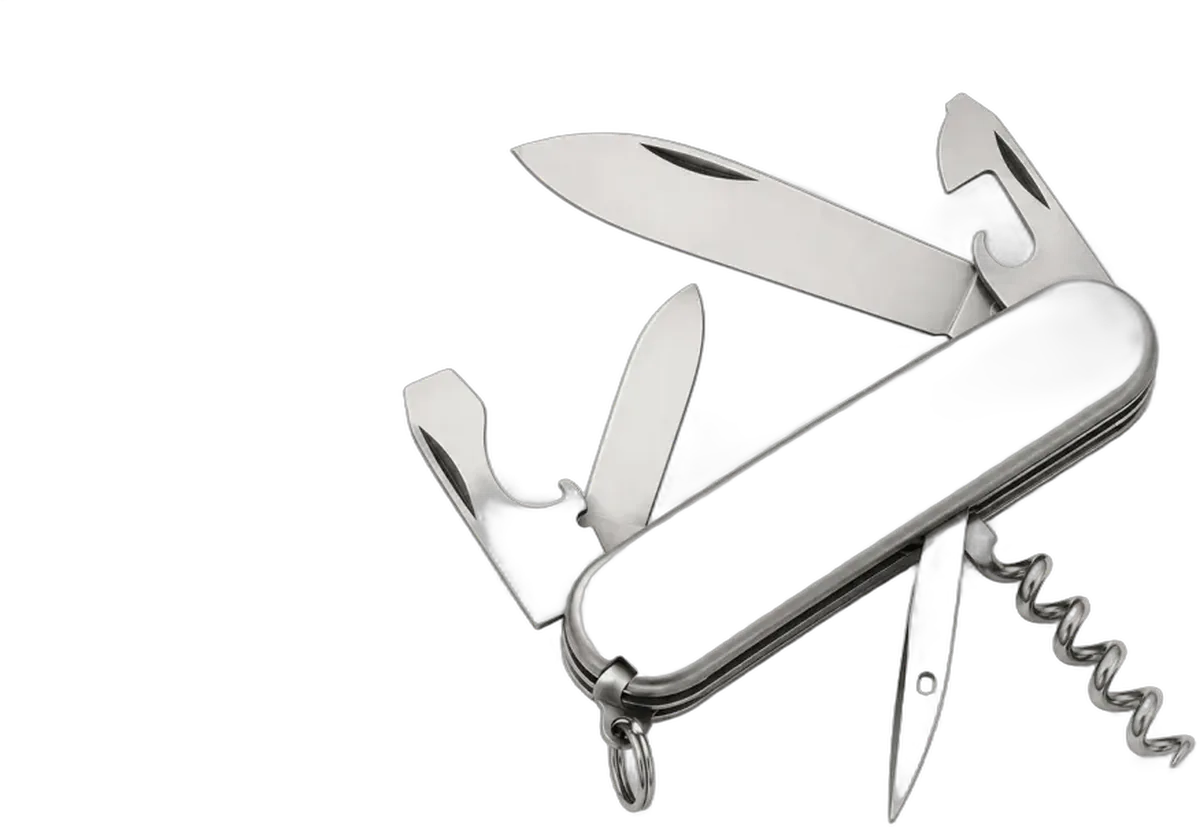 Swiss Army knife with tools open