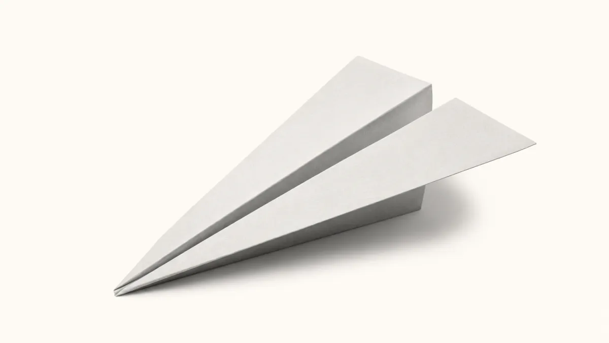 Paper aeroplane